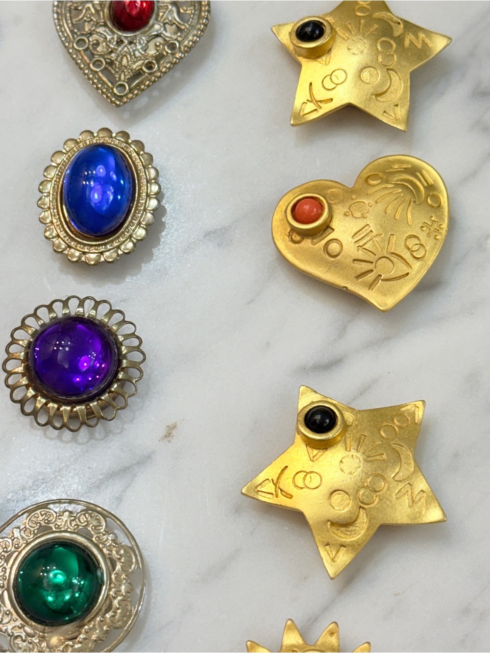 6 Sets of Vintage 80’s-90’s Button Covers - Picture 6 of 17